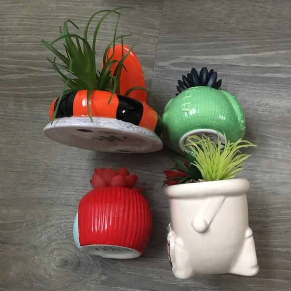 NWT Disney The Nightmare Before Christmas Faux Succulent Platter Set